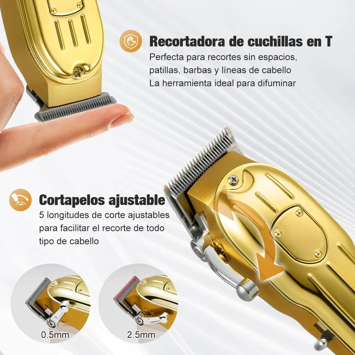 Eumaty Maquina Para Cortar Cabello Maquina Trimmer Hombres